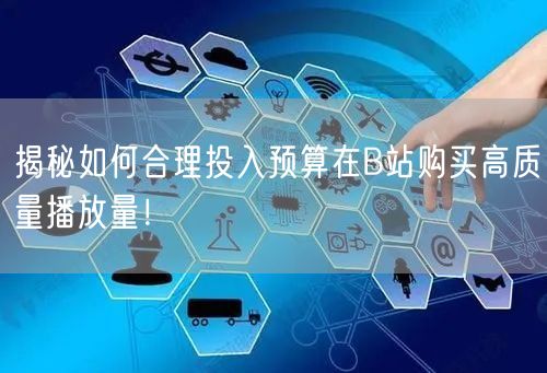 揭秘如何合理投入预算在B站购买高质量播放量！